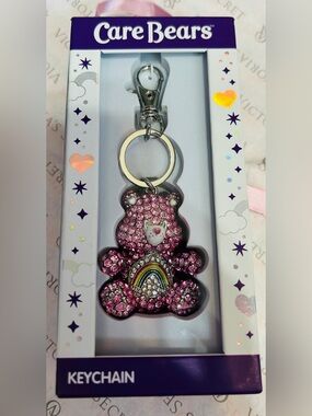 Care Bears Pink Bling Keychain